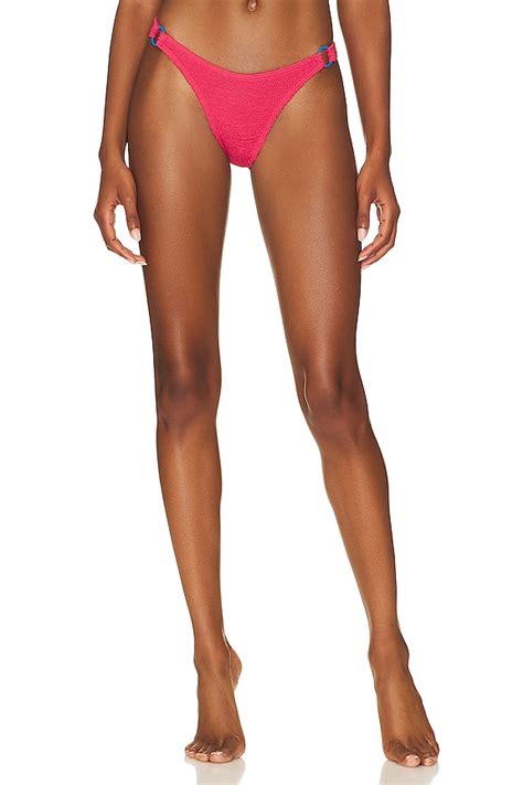 Bond Eye Ring Scene Bikini Bottom In Guava Eco REVOLVE