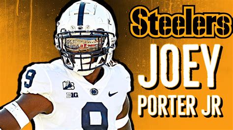 The Steelers Draft Joey Porter Jr A New Era Of Porter Begins