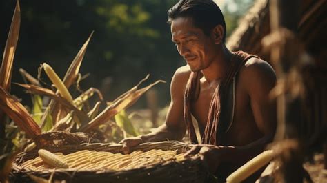 Ia generativa a vida diária dos agricultores indígenas que cultivam