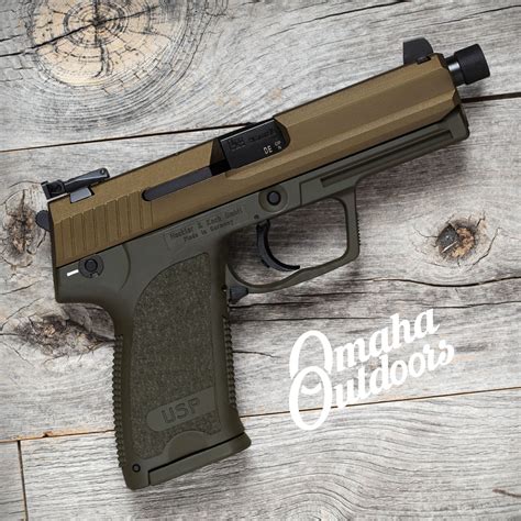 Hk Usp Tactical V Od Green Spartan Bronze Omaha Outdoors