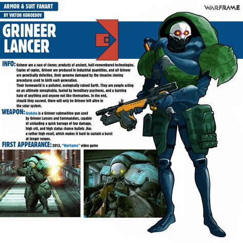 Grineer Lancer|Warframe by Pino44io.deviantart.com on @DeviantArt | Fan ...