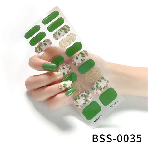 Beautysticker Wholesale Semi Cured Gel Nail Strip Stickers Non-toxic