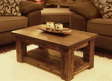 Items Similar To Rustic Solid Wood Coffee Table On Etsy