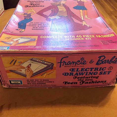 Francie Barbie Electric Drawing Set Vtg Etsy