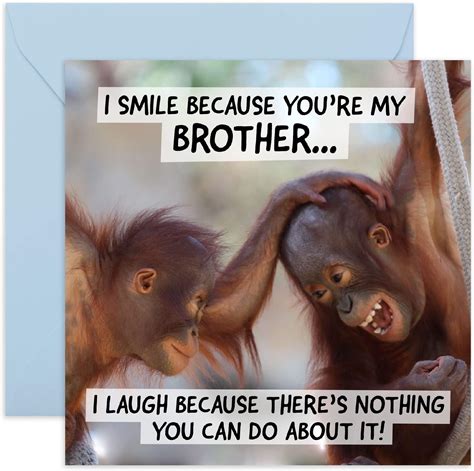 Amazon Central Birthday Card For Brother Funny Brother