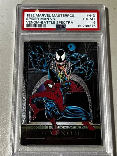 SPIDER MAN VS VENOM Battle Spectra 1992 Skybox Marvel chefs d œuvre 4