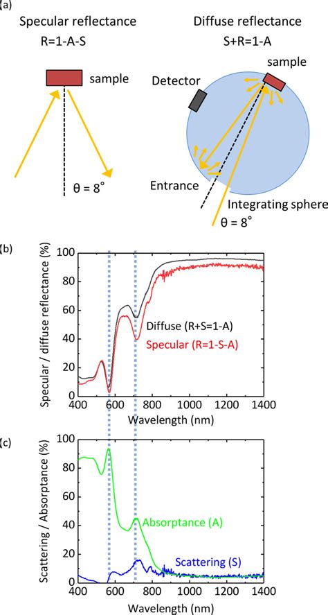 A Schematic Diagrams Of Specular And Diffuse Reflectance Measurement