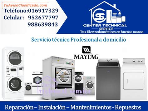 Mantenimiento D SECADORAS MAYTAG 995650275 Servicio Técnic