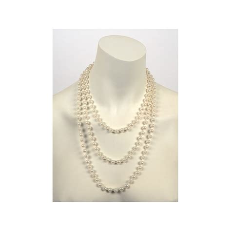 Collier De Perles Nacrées 180cm