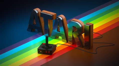 Fondos De Pantalla Cine 4d Atari Hacer Cgi Retro Juegos Videojuegos 3840x2160 哐哐力