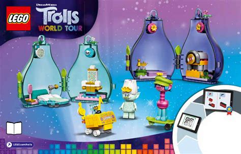 Bedienungsanleitung Lego set 41255 Trolls Party in Pop City