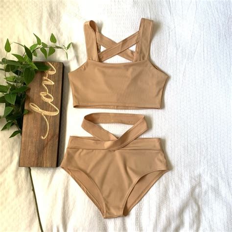 Swim Sexy Nude Bikini Set Poshmark