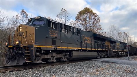 CSX Coal Train Mount Airy MD 11 1 23 Trains Railroads Coaltrain