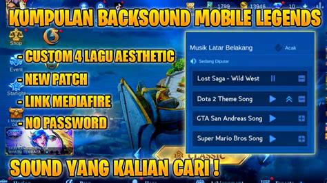 Cara Mengganti Backsound Lobby Mobile Legends Pake Lagu Sendiri Yang