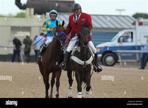 Hot Springs Arkansas USA 11th Apr 2015 American Pharoah With Jockey Victor Espinoza Aboard