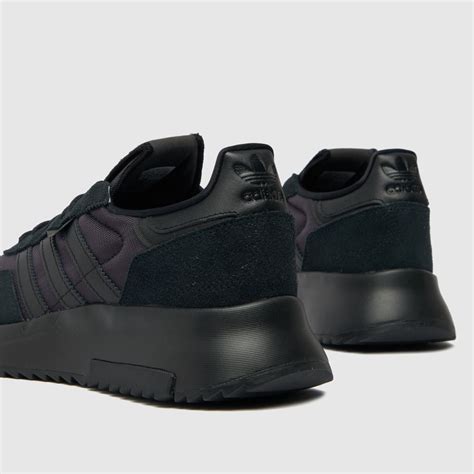 Mens Black Adidas Retropy F2 Trainers Schuh