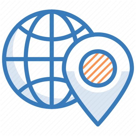 Global Localization Globe Gps Navigation World Location Icon