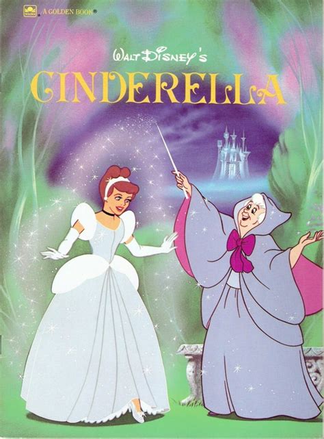 Walt Disneys Cinderella Vintage Childrens Golden Book