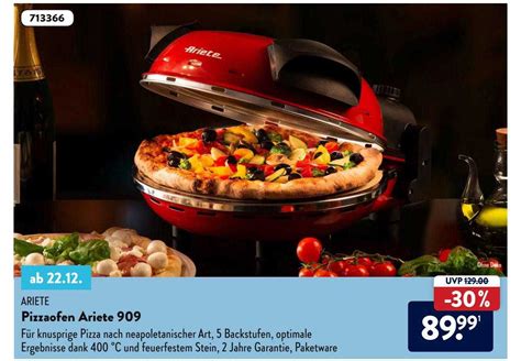 Ariete Pizzaofen Ariete 909 Angebot Bei ALDI Nord 1Prospekte De