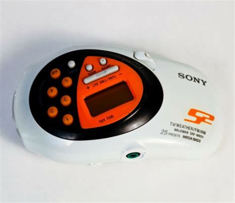 Sony Srf M80v Sports Walkman Belt Clip Fmam Weather Radio Headphones Stopwatch Ebay