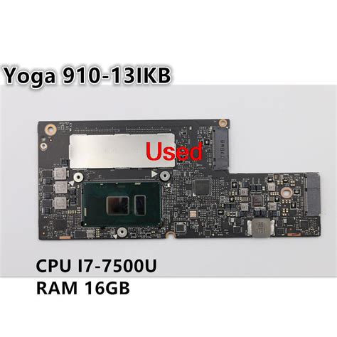 Usado Para Lenovo Ideapad Yoga 910 13IKB Laptop Motherboard Mainboard