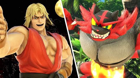 Super Smash Bros Ultimate Ken Masters And Incineroar Reveal Trailer