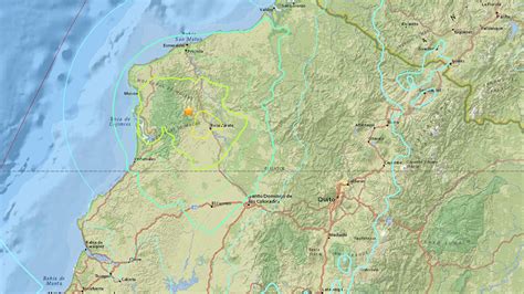 6 8 Magnitude Earthquake Hits Ecuador 2nd Big Shake Of Day Abc7 Los