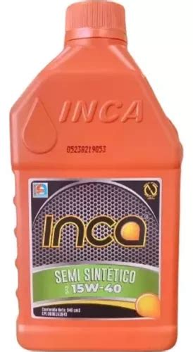 Aceite Para Motor A Gasolina Semisintético 15w40 Marca Inca MercadoLibre