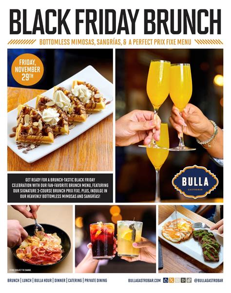 Nov 29 Add Black Friday Brunch And Bottomless Mimosas And Sangrias