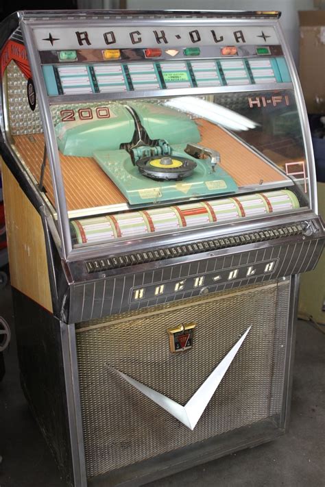 1958 Rockola 1465 Jukebox Ricordi Vintage Strumenti