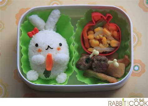 Easter Bunny Bento Lunch Kawaii Bento Cute Bento Kawaii Food