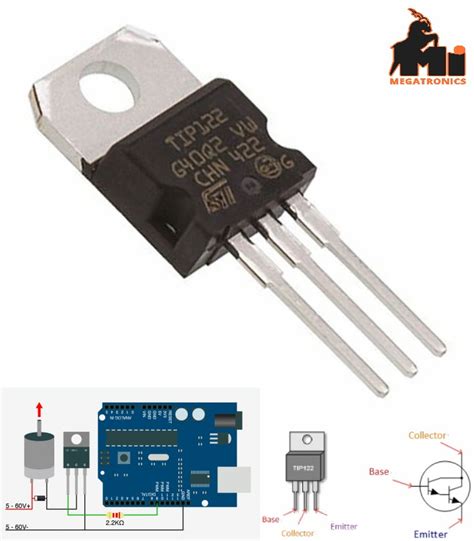 Tip Npn Transistor To V A St Darlington