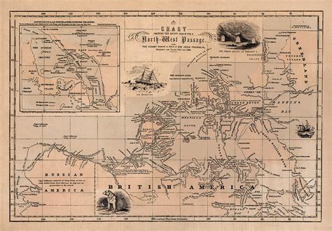 Map Of The Northwest Passage 1856 Photograph By Andrew Fare Fine Art