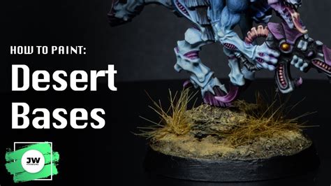 How To Paint Desert Bases Youtube