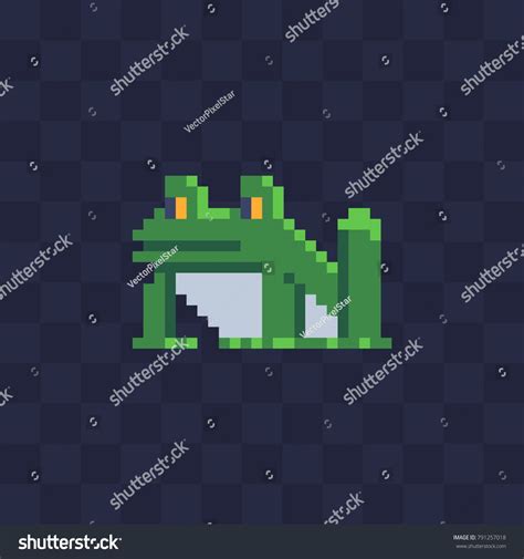 Froggy Chair Pixel Art Grid - Kiukkuinen