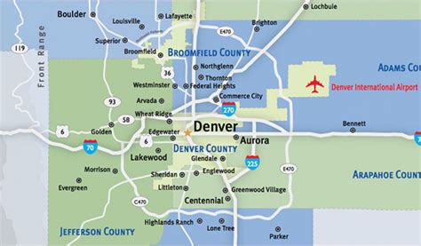 Map Of Arapahoe County Colorado Communities Metro Denver | secretmuseum