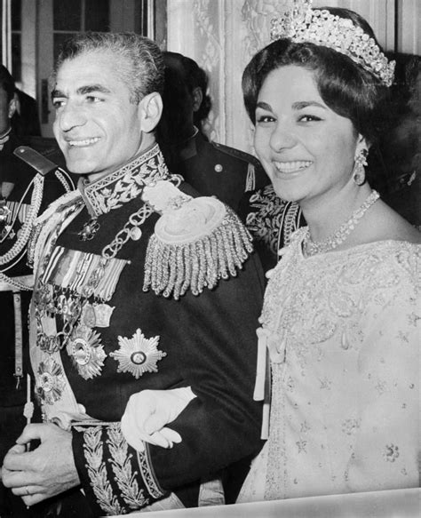 The Shah Of Iran Mohammed Reza Pahlavi And His Wife Farah Diba Are Farah Diba The Shah Of