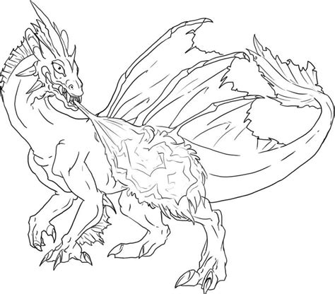 Scary Dragon Coloring Pages At Getcolorings Free Printable