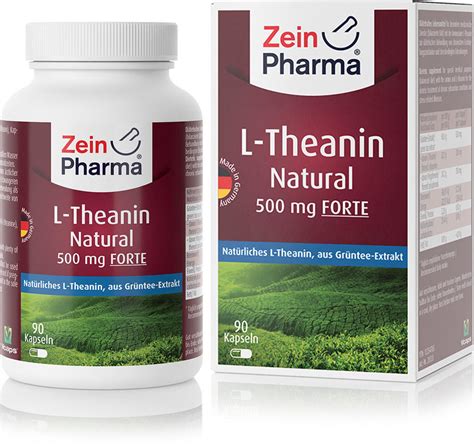 ZeinPharma L Theanin Natural Forte 500mg Kapseln 90 Stk Ab 17 63