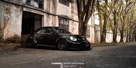 Evil Vw Beetle With Widebody Optics And Airride Chassis