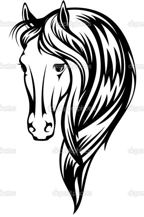 Horse Head Line Art Free Download On Clipartmag