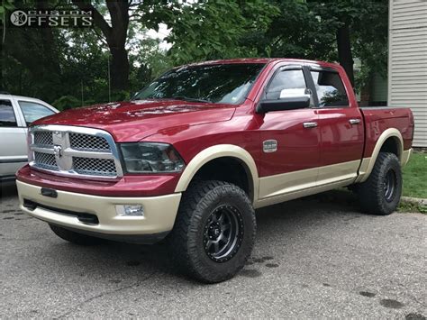 2011 Ram 1500 Wheel Offset Slightly Aggressive Suspension Lift 4