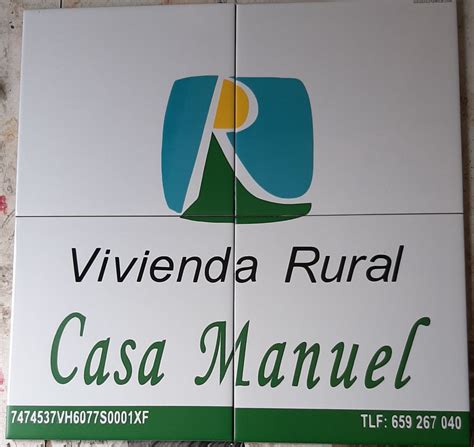 Placa Casa Rural B Sica Andaluc A Rotulosceramica