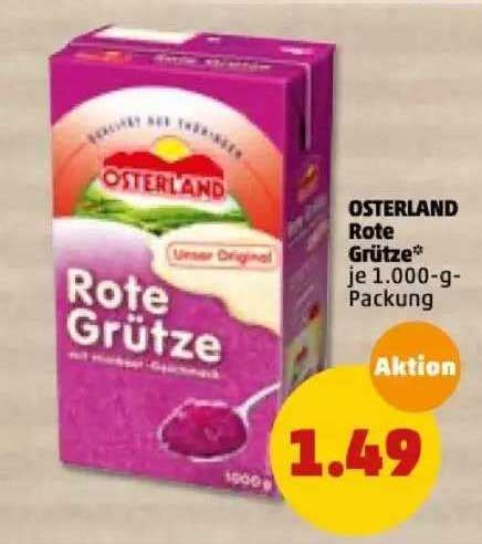 Osterland Rote Gr Tze Angebot Bei Penny Prospekte De