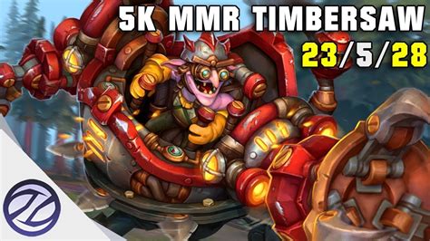 Dota K Mmr Timbersaw Youtube