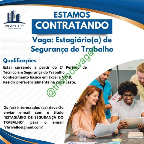 Est Gio De Seguran A Do Trabalho Teresina Pi Vaga S Themos