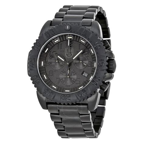 Luminox Navy Seal Colormark Chronograph Black Pvd Men S Watch Bo