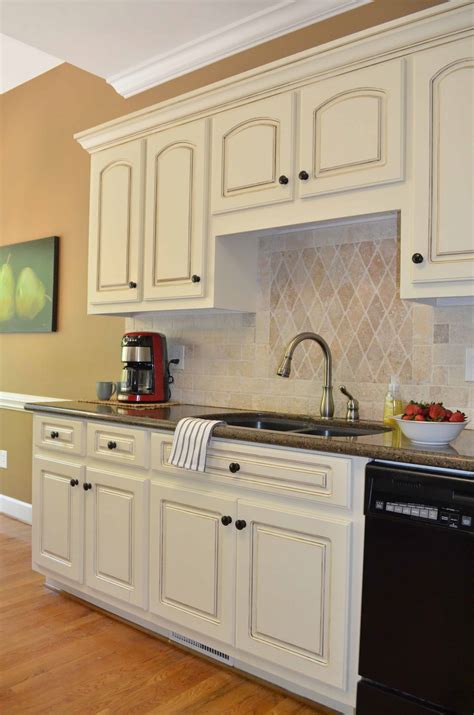 Glazed Kitchen Cabinets At Home With The Barkers