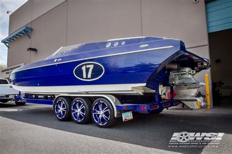 Boat Trailer Wheels Color Matched | Deluxe Customs