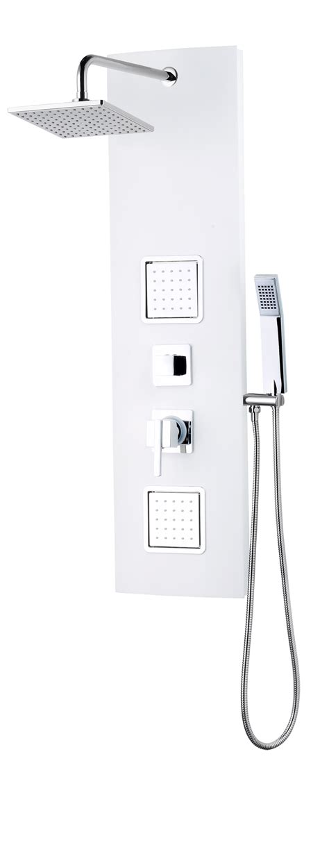 Pvc Shower Panel With Single Lever Mixer And 3 Functions Diverter Miras